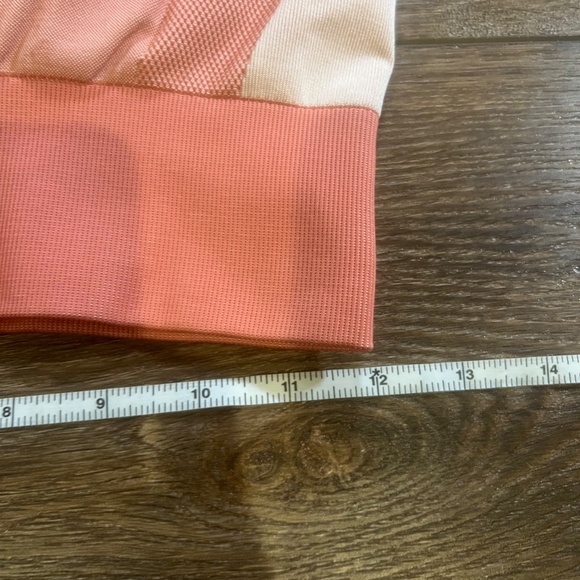Lululemon Ebb to Train *Abstract Women's Sports Bra Copper Clay/Angel Wing, Sz 8 - Picture 6 of 8